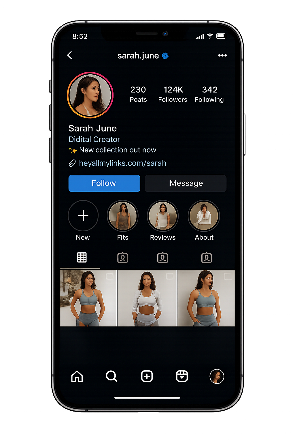 Instagram in-app browser preview