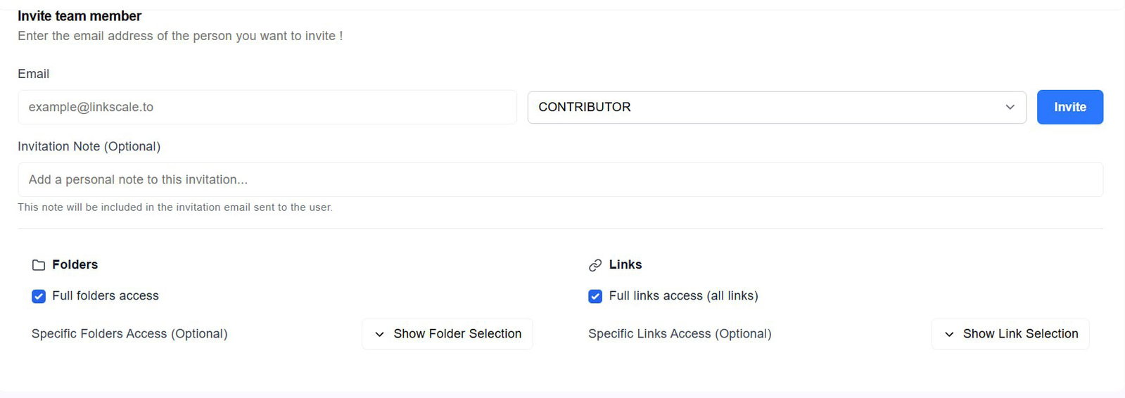 Granular team permissions settings